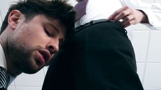 Classy hunk Franky Fox drills suit tailor raw as payment Hoe 2