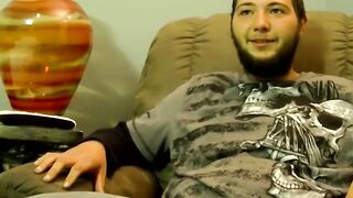 JoeSchmoeXXX.com - Straight dude watches TV while getting sucked off by Joe