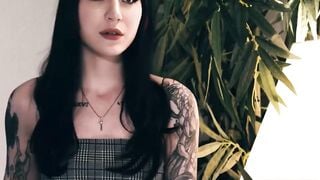 ADULT TIME - Twisted Gothic Baddie Charlotte Sartre GETS OFF On Tragedy! EXTREME SQUIRTING BONED