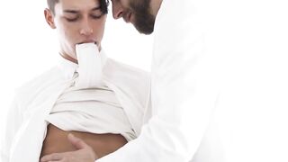 BoyMissionary.com - Cum-eating Mormon daddy deepthroats his sweet young cock as an ac