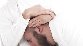 BoyMissionary.com - Cum-eating Mormon daddy deepthroats his sweet young cock as an ac