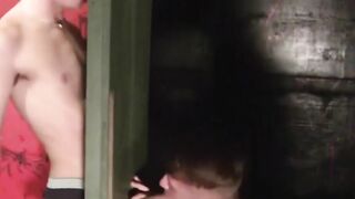 BondageBadBoy.com - Twink subdued into mutual sucking session with cock and deepthroa