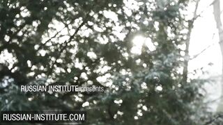 Hottie red haired Emy Russo surprise for the science professor