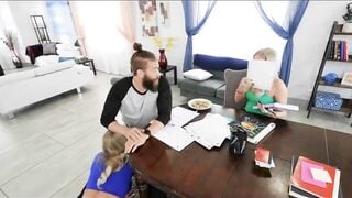 Slutty Milf Rachael Cavalli Fucks Her Daughter's Study Buddy