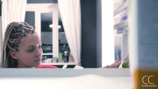 EVENING MASTURBATION INTO THE KITCHEN
