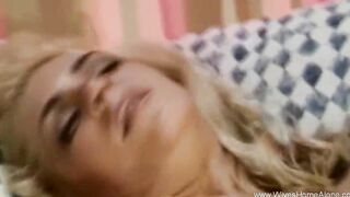 Natural Blonde Fiance Hardcore Sex Dildo Fun Experience