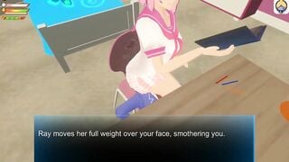 Fem Dom University 3D game - Ray Sex pov