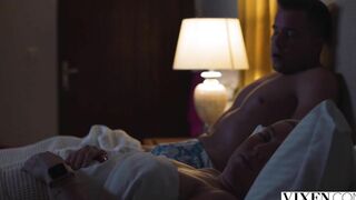 VIXEN Voluptuous Blonde Kaisa seduces her bestie's new man