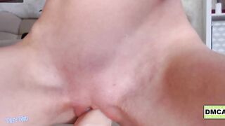 A long fat penis penetrates in my narrow vagina