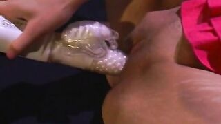 Gorgeous dark haired loves masturbating with sex toys