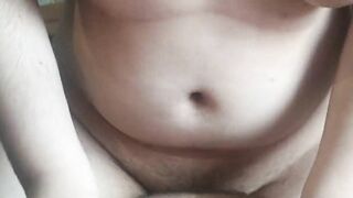 My stepdaddy ejaculates into my barely legal cunt into less than 40 seconds!