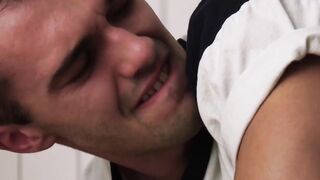 GayStepBros.com - Younger twink succumbs to hung stepbro's raw dick in a heated sessi