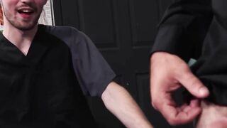 HotFamilyPorn.com - Christian Ace examines and bangs his handsome stepdad