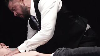 Dolf Dietrich's passionate dildo play and cock sucking with twink Tom Bentley