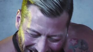 Rough dom Hugh Hunter continues to punish his bottom Teddy Bryce