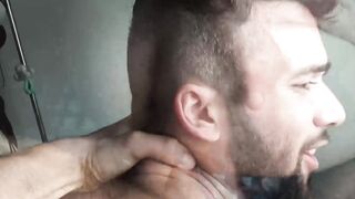 Straight dude Gonzo pleasures my horny boner and delicious balls