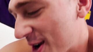 MilitaryHunk.com - Justin Lewis receives hard pounding from hairy dude