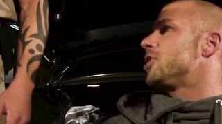 BoyPunish.com - Jock perp's rough fuck by hunky guards' cocks