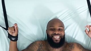 MaleFeetXXX.com - Hunky Dallas wakes up on the tickle table to a hairy guy tickling h