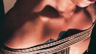 KawasakiYoshi.com - Shibari master Encho surprises Ricky with ropes and intense bonda