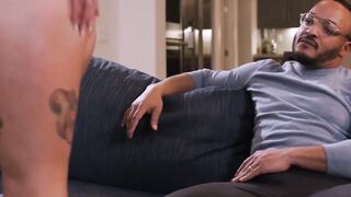 Black stepdad bangs hes TS stepdaughters asshole