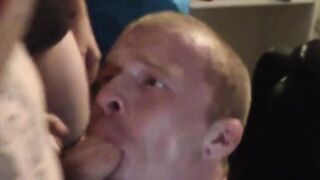 White stud gets intense pleasure from many dicks
