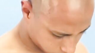 OTBXXX.com - Bald twink fucks his friend hard until he shoots big load of cum