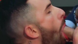 Classy hunk Sunny Colucci pounded doggystyle by businessman Hoe 2