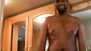 JoeSchmoeXXX.com - Black dude Dorky comes in for a wank and a blowjob