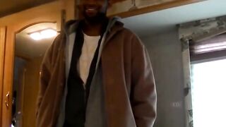 JoeSchmoeXXX.com - Black dude Dorky comes in for a wank and a blowjob