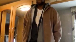 JoeSchmoeXXX.com - Black dude Dorky comes in for a wank and a blowjob