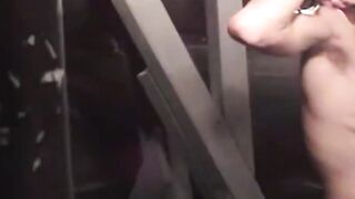 BondageBadBoy.com - Twink gets wet blowjob before intense dildo anal play in dark dun