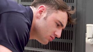 FalconsXXX.com - Jock gets his tight hole barebacked after a juicy rimming session