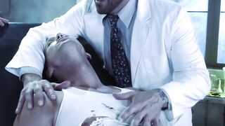 Dr Hugh Hunter anal breeds and fists Scotty Taylor and Pierce Paris