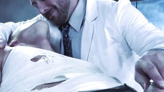 Dr Hugh Hunter anal breeds and fists Scotty Taylor and Pierce Paris