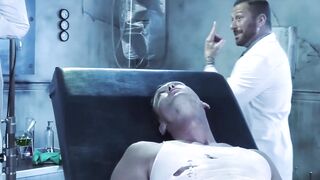 Dr Hugh Hunter anal breeds and fists Scotty Taylor and Pierce Paris