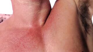 MaleFeetXXX.com - Muscular Drew Harper's feet sucked and worshiped by his straight fr