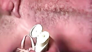 MenWorkinXXX.com - Hairy old guy with mustache plays with his boner alone