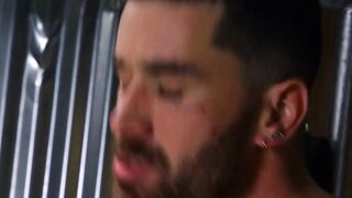 Devin Franco loves being chained inside the dungeon while being ass fucked