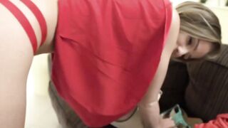 Dominant stud Tyler Steel bangs petite babe Scarlett Fall