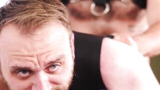 HardcoreBears.com - Jockstrap bear Harper Davis barebacked intensely after eager dick