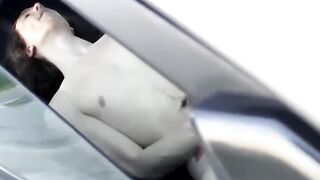 Str8Thugs.com - Horny skater dude Sean Johansen's car-bound cock stroking adventure