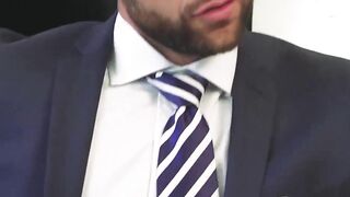 Diego Reyes deepthroats suit hunk before hardcore pounding Hoe 2