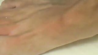 ToesXXX.com - Lonely stud's toe and foot worship with a happy ending
