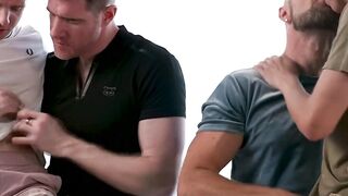 Two horny stepdad swap and anal their stepsons