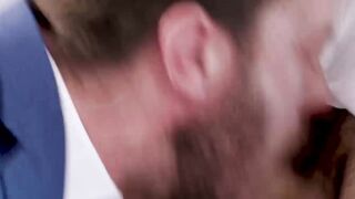 RagingXXX.com - Corporate jocks Cole Connor and James Fox in a flip-fucking office af