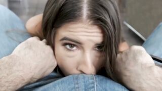 MILF dominated into giving a blowjob and being drilled rough