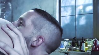 Hugh Hunter uses fists to stretch Scotty Taylor and Pierce Paris asses