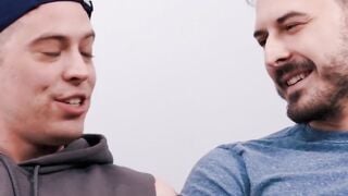 Two straight buddies Felix Trainor and Flavian Dusk tried new sexual desires