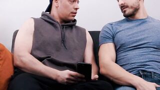 Two straight buddies Felix Trainor and Flavian Dusk tried new sexual desires